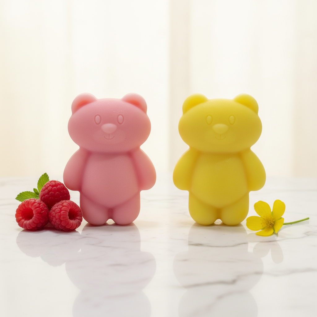 Pink and Yellow Bears